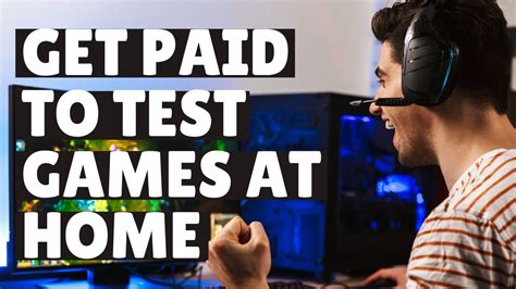 get paid to test games